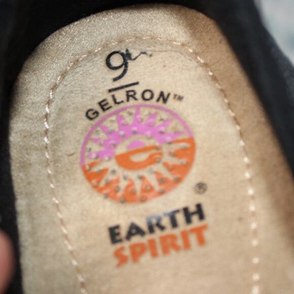 Earth Spirit‎ Gelron Black Patent Leather Shoes-Women's Size 9 US - Picture 7 of 8